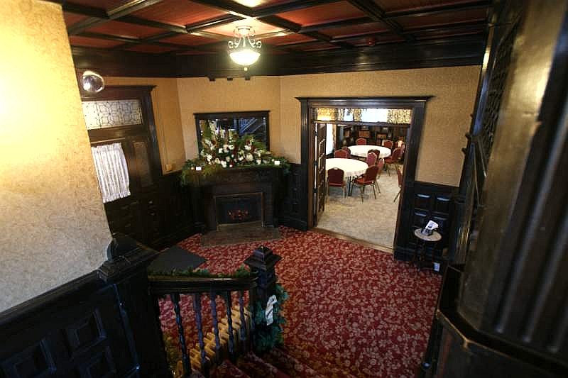 Looking from the foyer into the front rooms